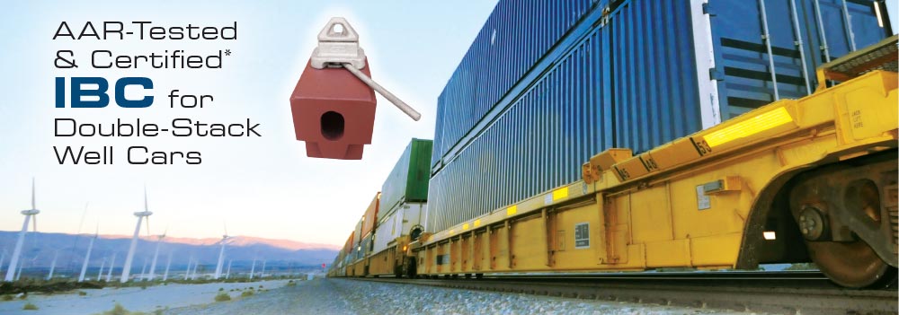 AAR-Test & Certified* IBC for Double-Stacked Well Cars